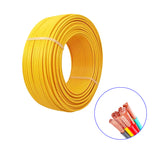 Huayuan BV/BVR 450/750V 1.5mm 2.5mm 4mm 6mm Single/Multi Strand Copper Core BV PVC Wire made in China