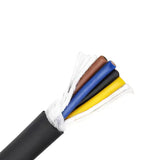 Huayuan TRVV high flexibility 2/3/4 core cable, PVC insulated sheath, stranded copper wire and cable