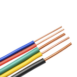 Huayuan BV/BVR 450/750V 1.5mm 2.5mm 4mm 6mm Single/Multi Strand Copper Core BV PVC Wire made in China